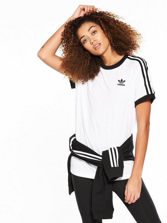 adidas adicolor 3 stripe t shirt adidas adicolor 3 stripe t shirt