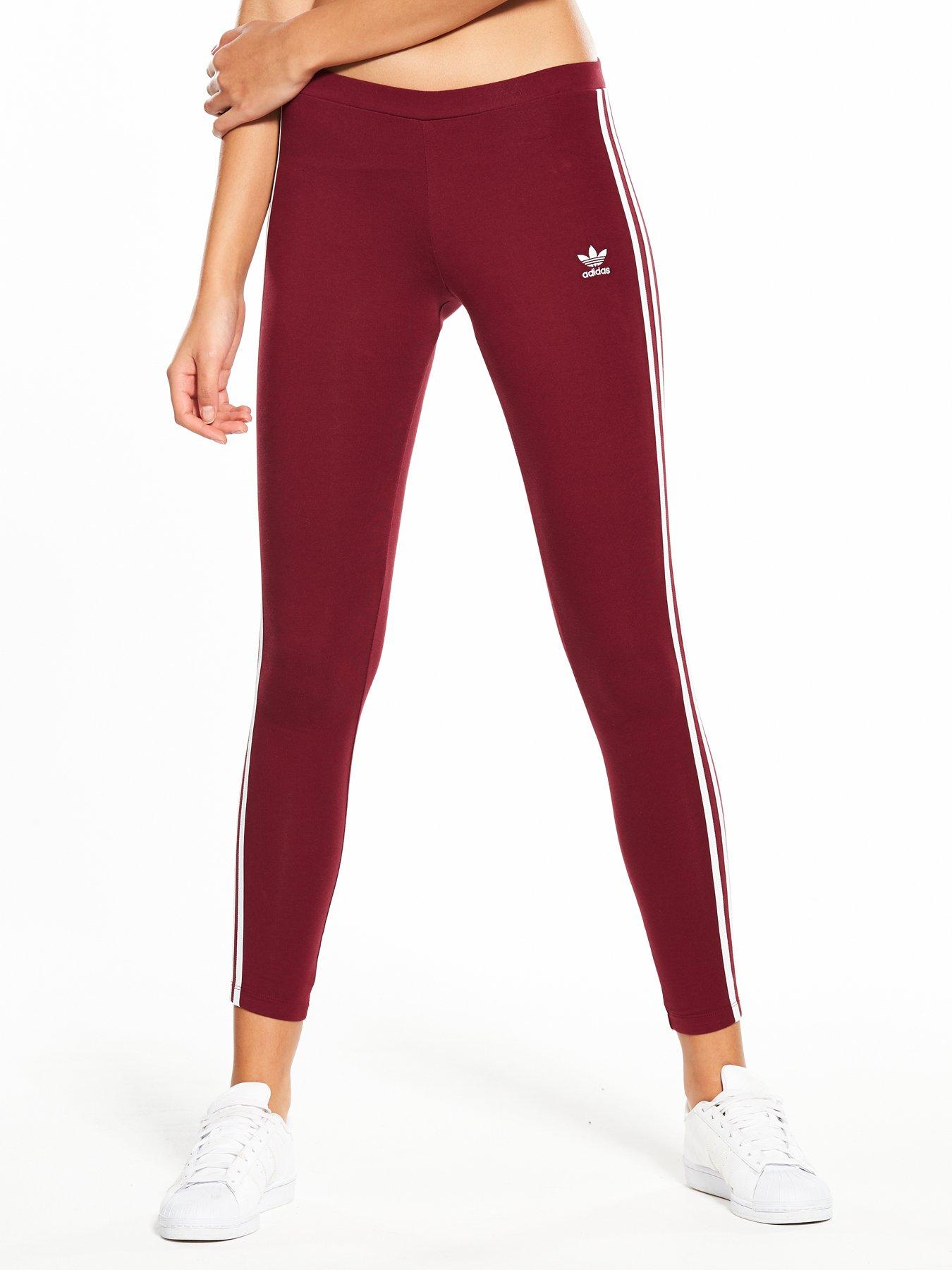 maroon adidas leggings