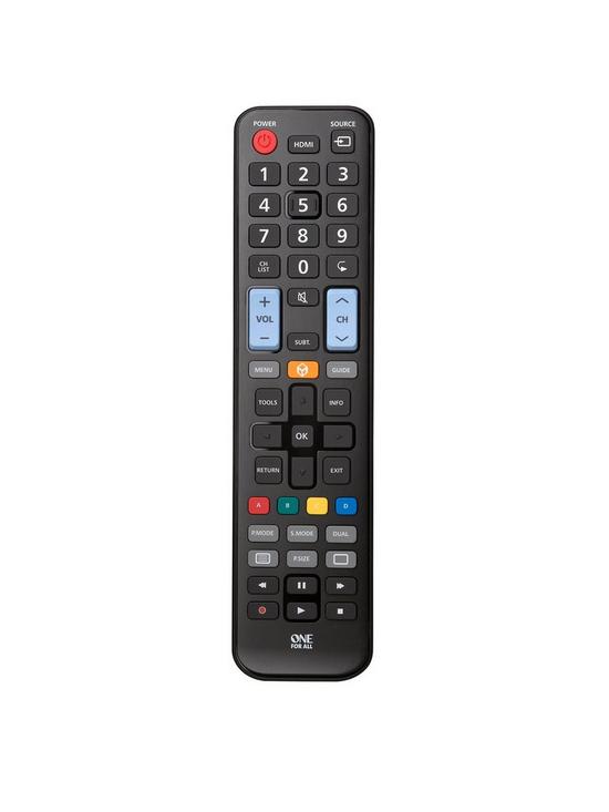 stillFront image of one-for-all-urc1910-samsung-remote-control-direct-brand-replacement--no-coding-required
