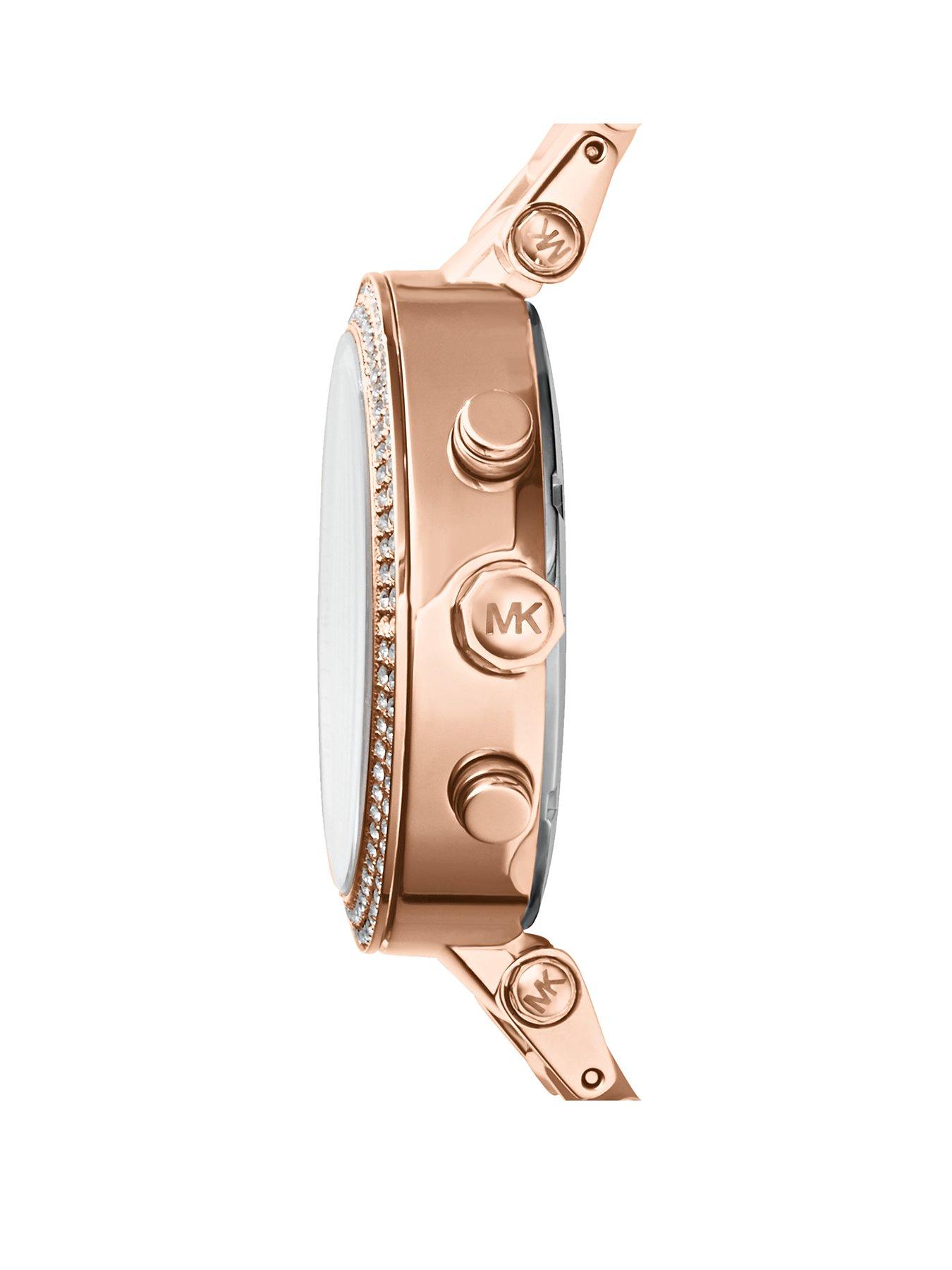 Michael kors uhr parker rose gold best sale