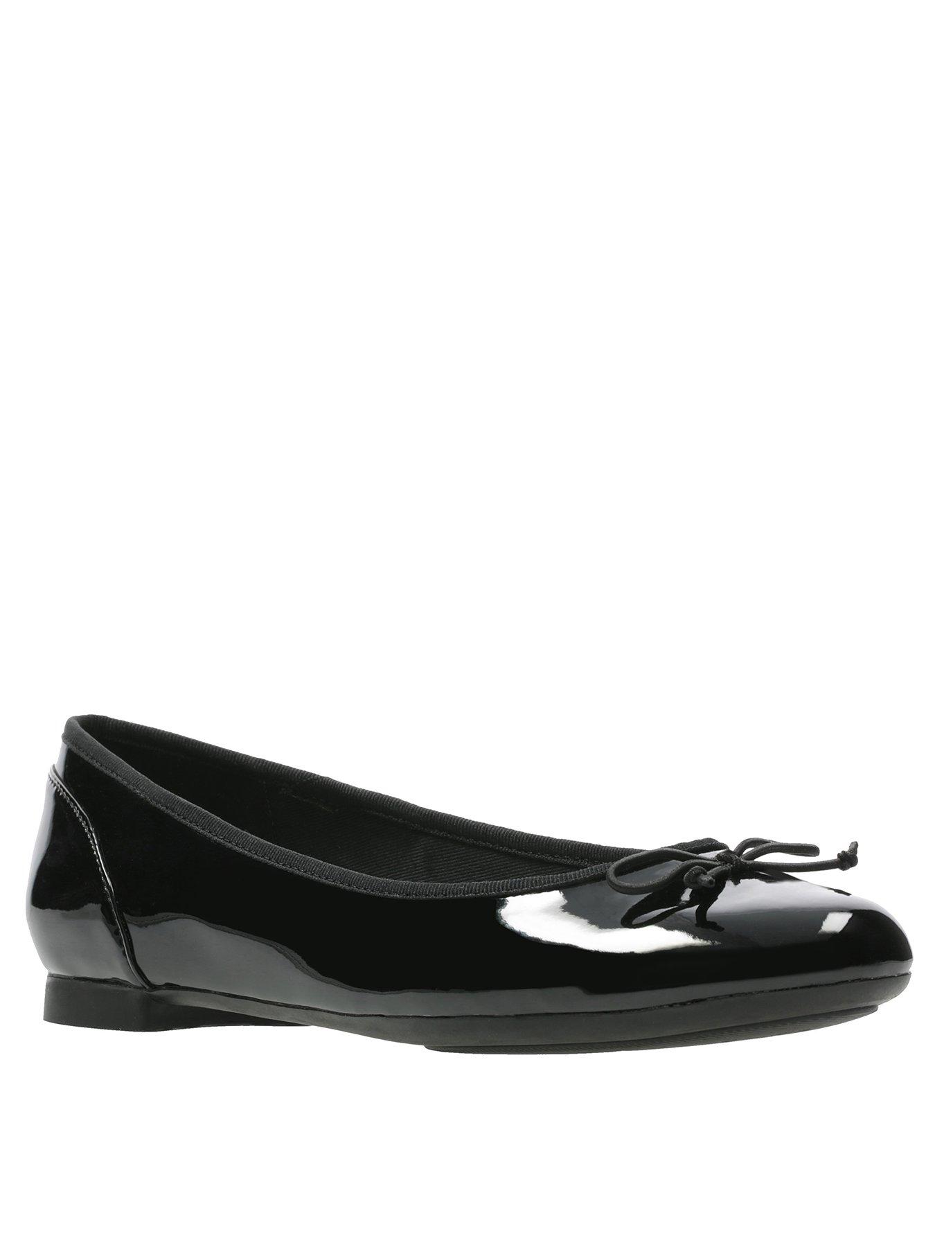 Clarks Couture Bloom Ballerina Black Patent very