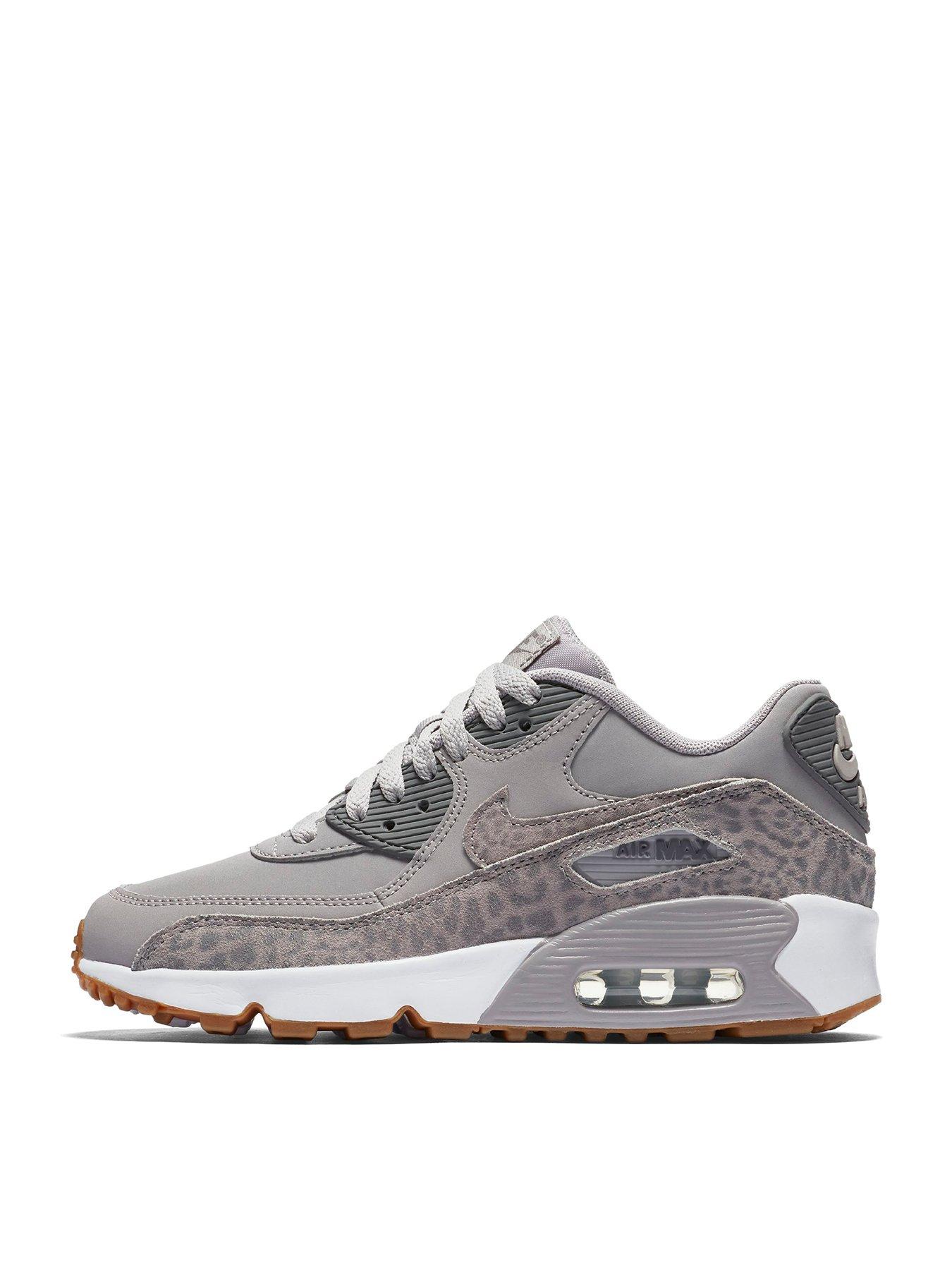 nike leather trainers junior