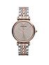  image of emporio-armani-2-tone-rose-gold-stainless-steel-bracelet-ladies-watch