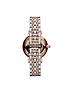  image of emporio-armani-2-tone-rose-gold-stainless-steel-bracelet-ladies-watch