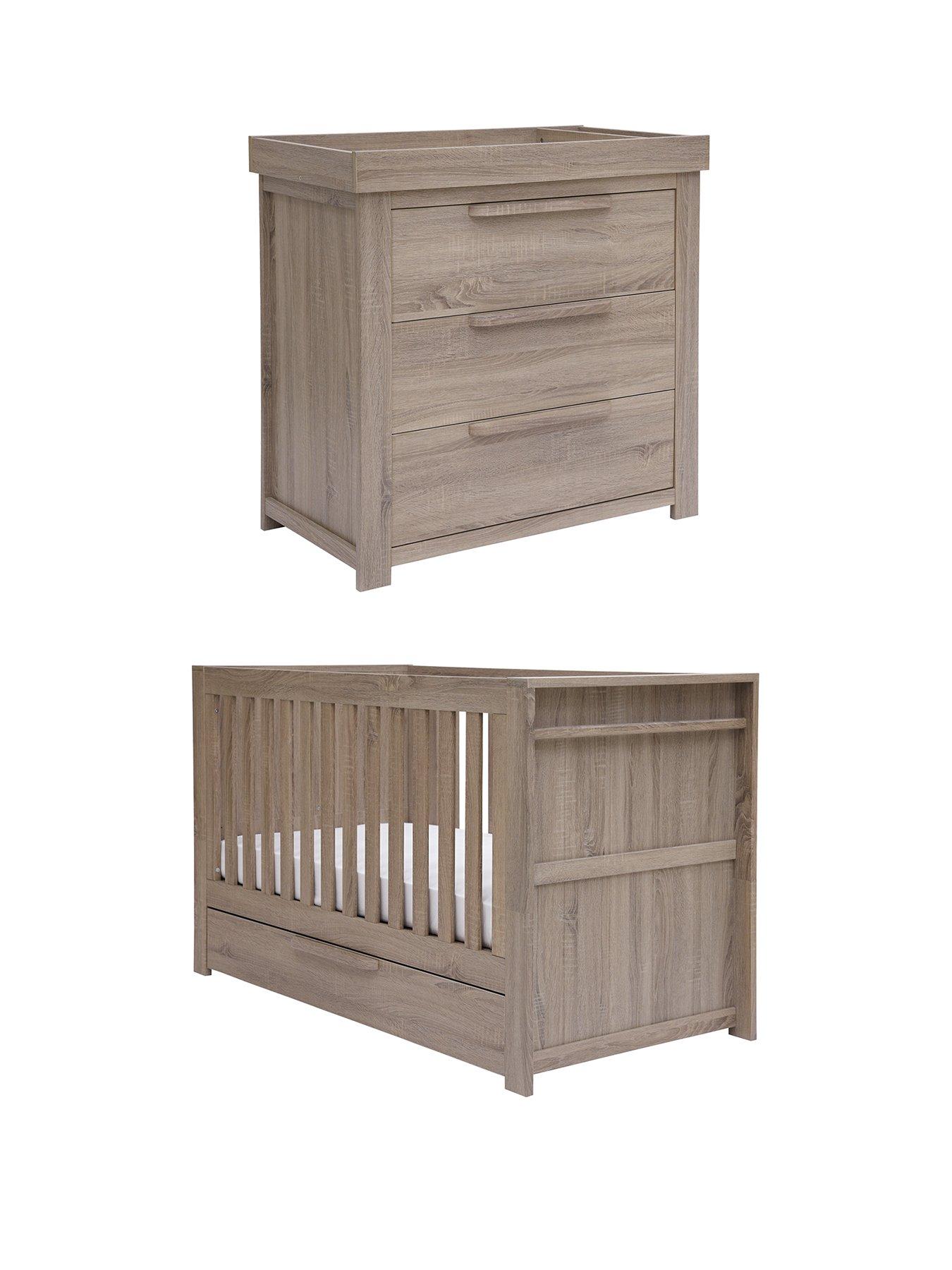 Product photograph of Mamas Papas Franklin Cot Bed And Dresser Changer from very.co.uk