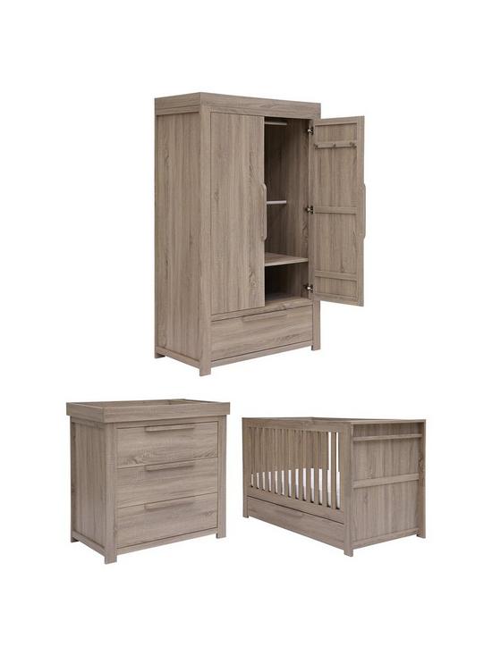 front image of mamas-papas-franklin-cot-bed-dresser-changer-and-wardrobe