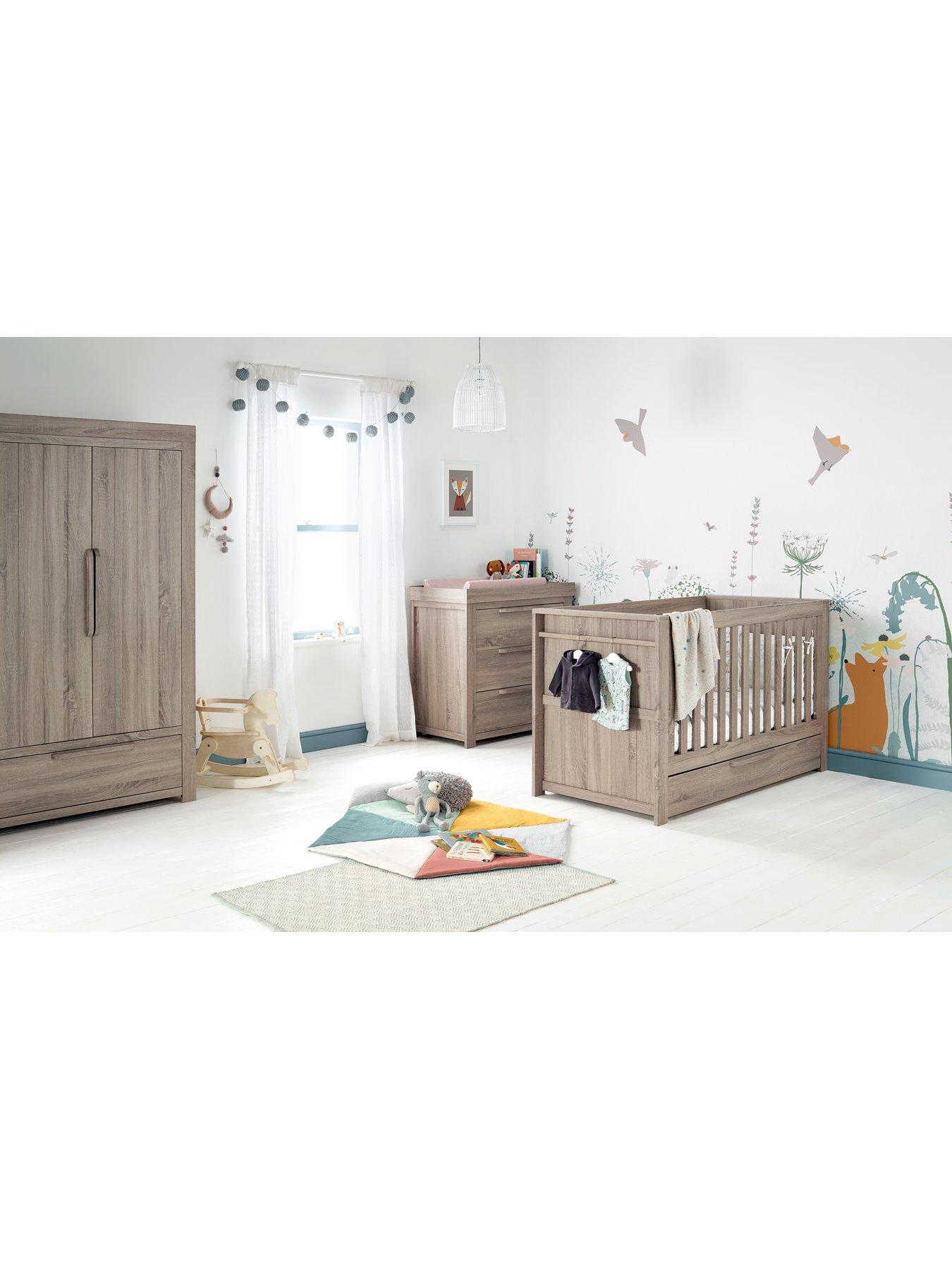 Mamas & Papas Franklin Cot Bed, Dresser Changer and Wardrobe very.co.uk