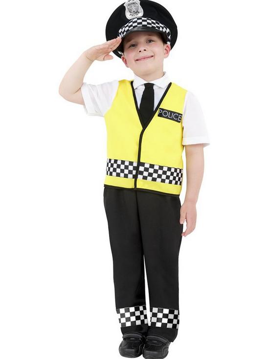front image of childrens-police-officer-costume