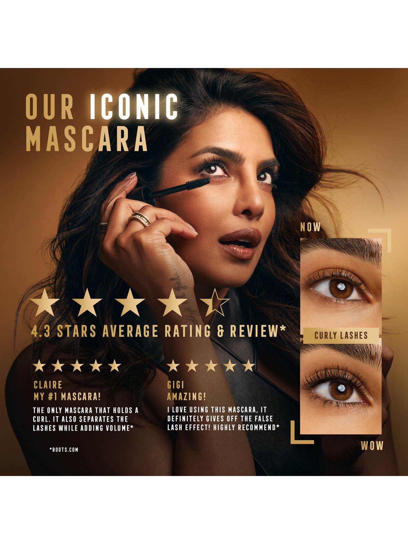 3x Max Factor False Lash Epic Mascara - Wasserdicht, Intensiv Schwarz | Für Voluminöse Wimpern Wie Falsche Wimpern