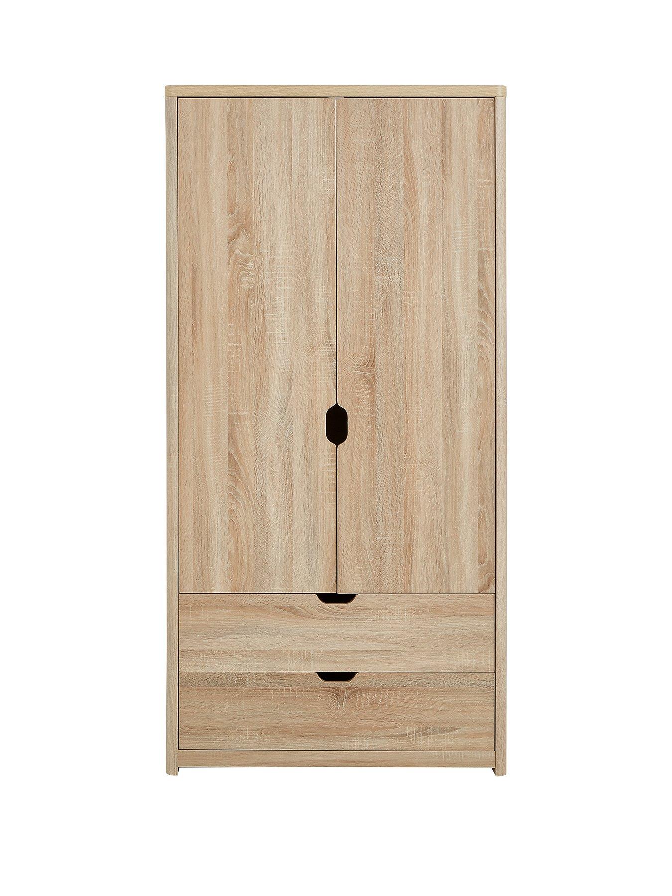 Product photograph of Very Home Aspen 2 Door 2 Drawer Wardrobe from very.co.uk