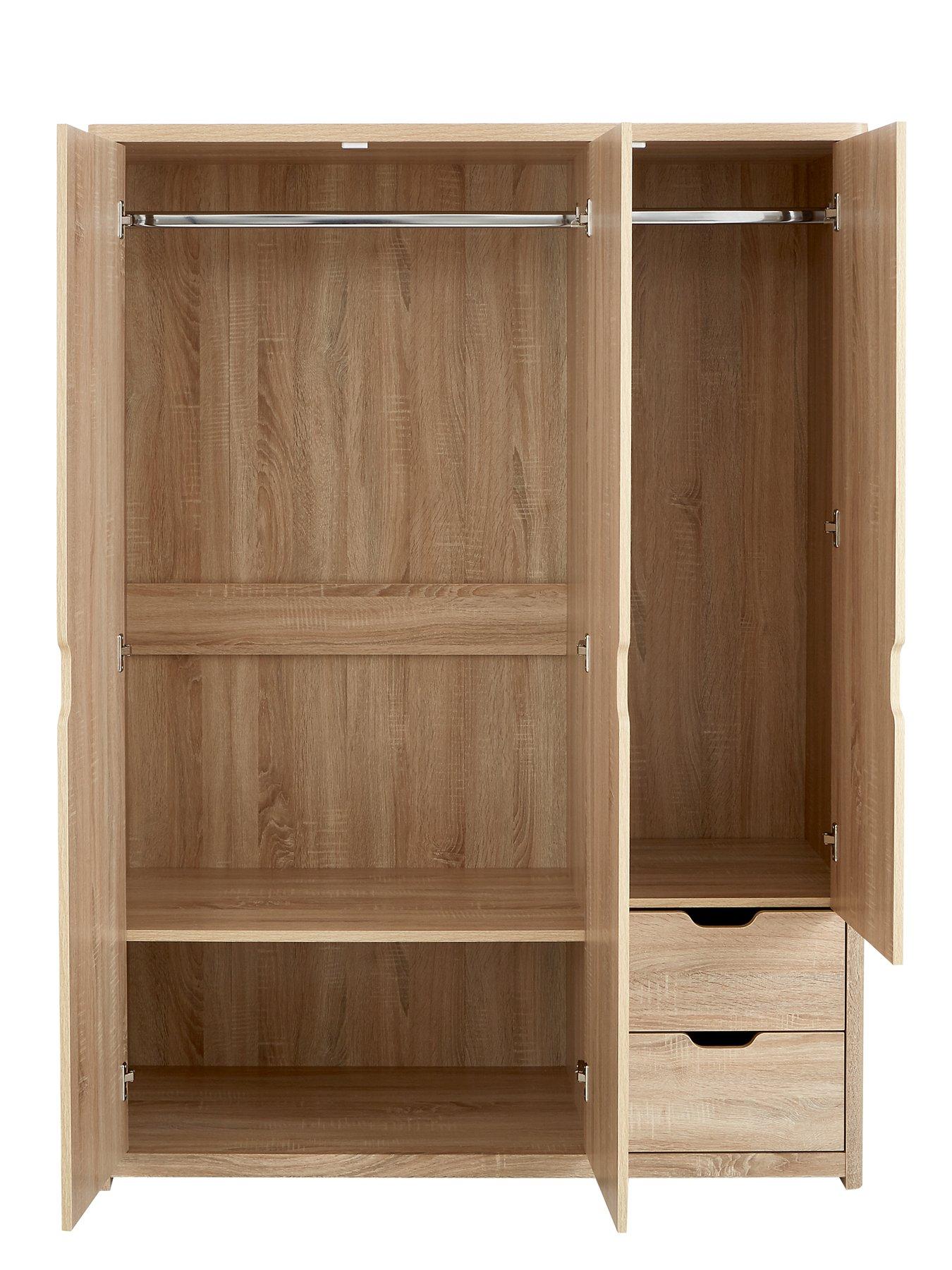 Aspen 3 door store 2 drawer wardrobe