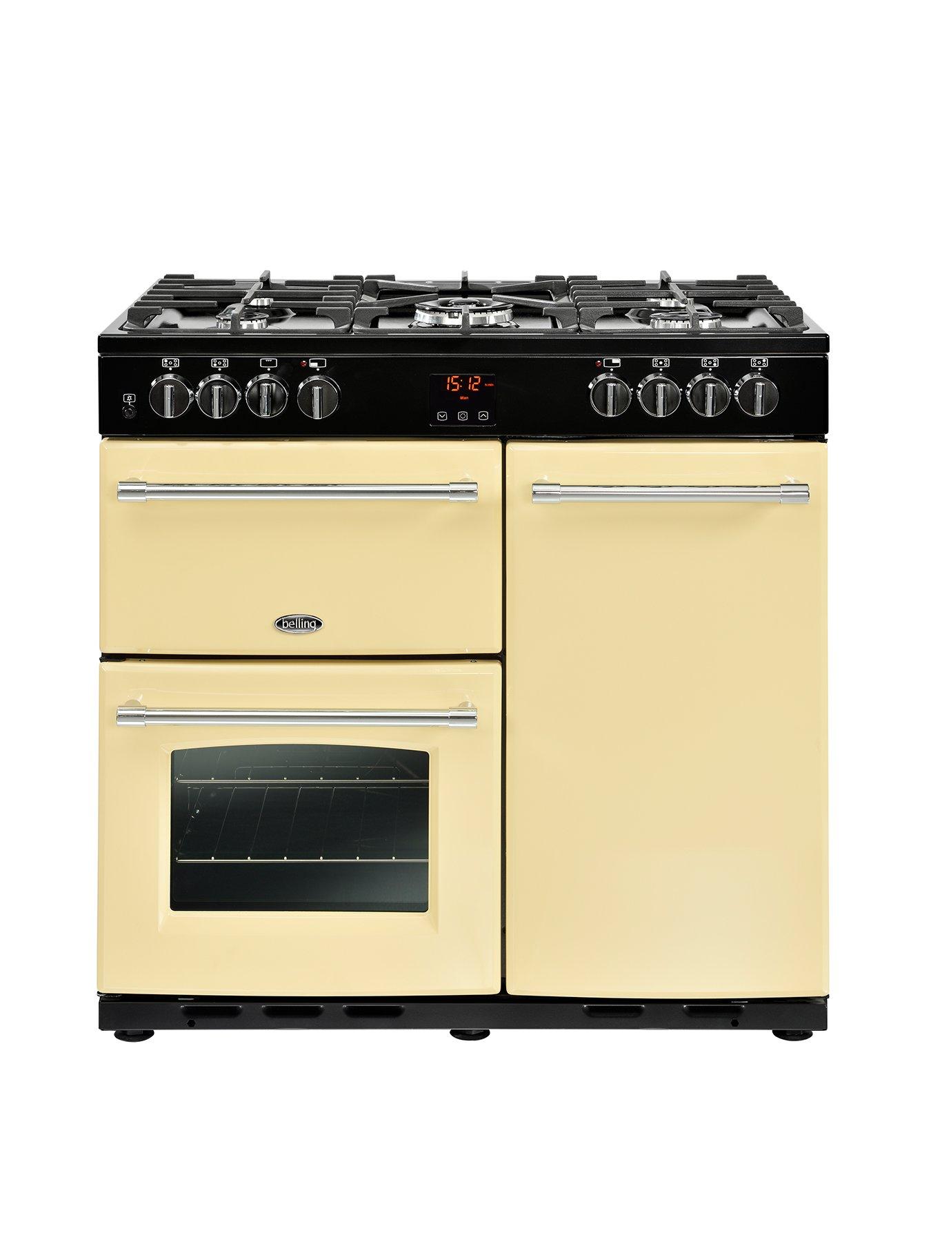 Belling Farmhouse 90Dft 90Cm Dual Fuel Range Cooker – Cream