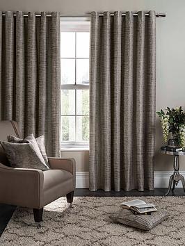Product photograph of Studio G Campello Lined Eyelet Curtains from very.co.uk