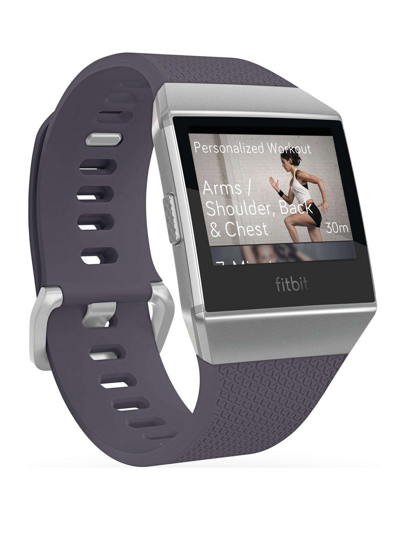 fitbit ionic blue gray & silver gray
