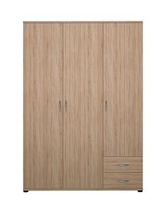 Madrid 3 Door 2 Drawer Robe