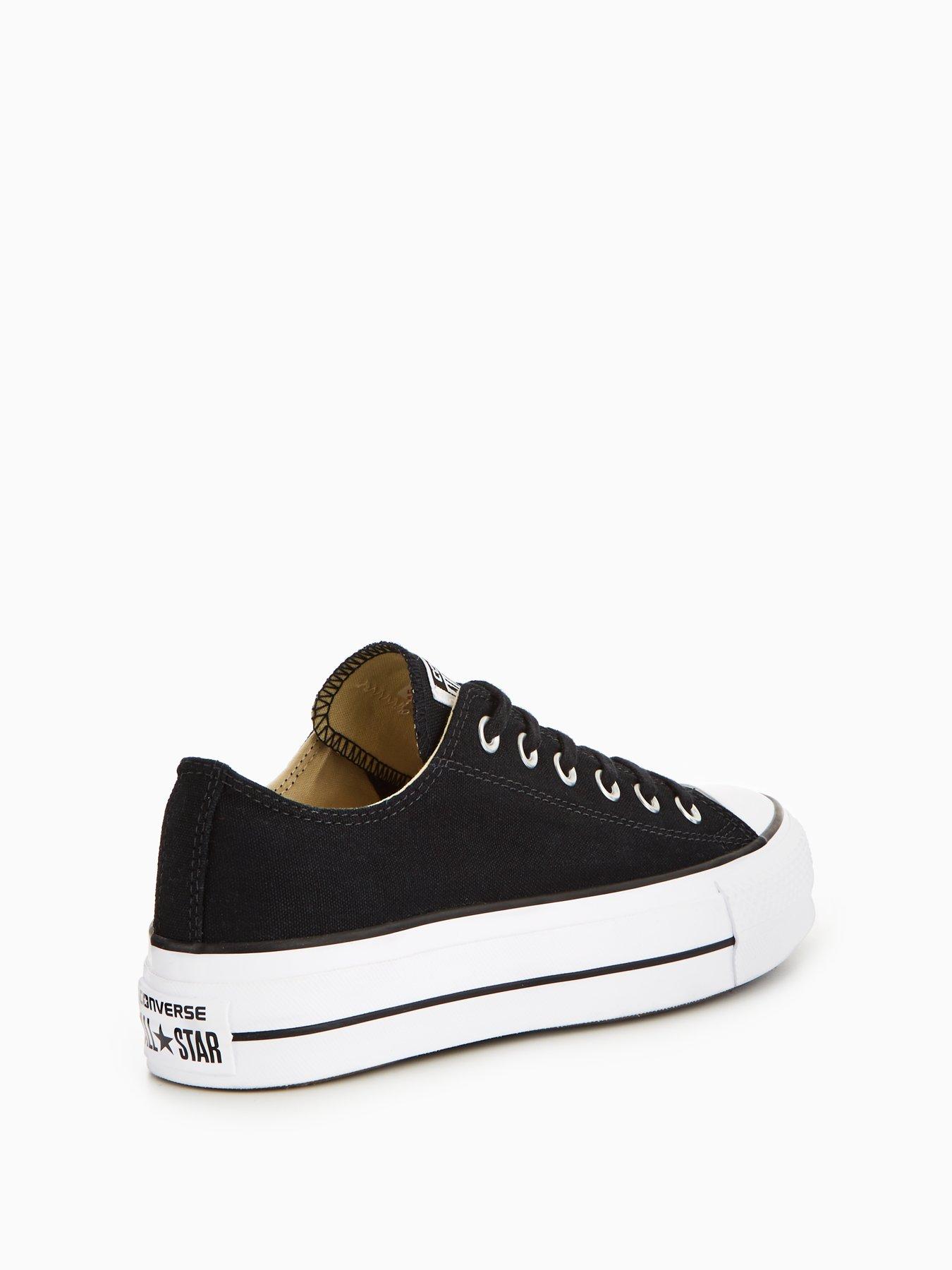 converse platform lift chuck ox trainers