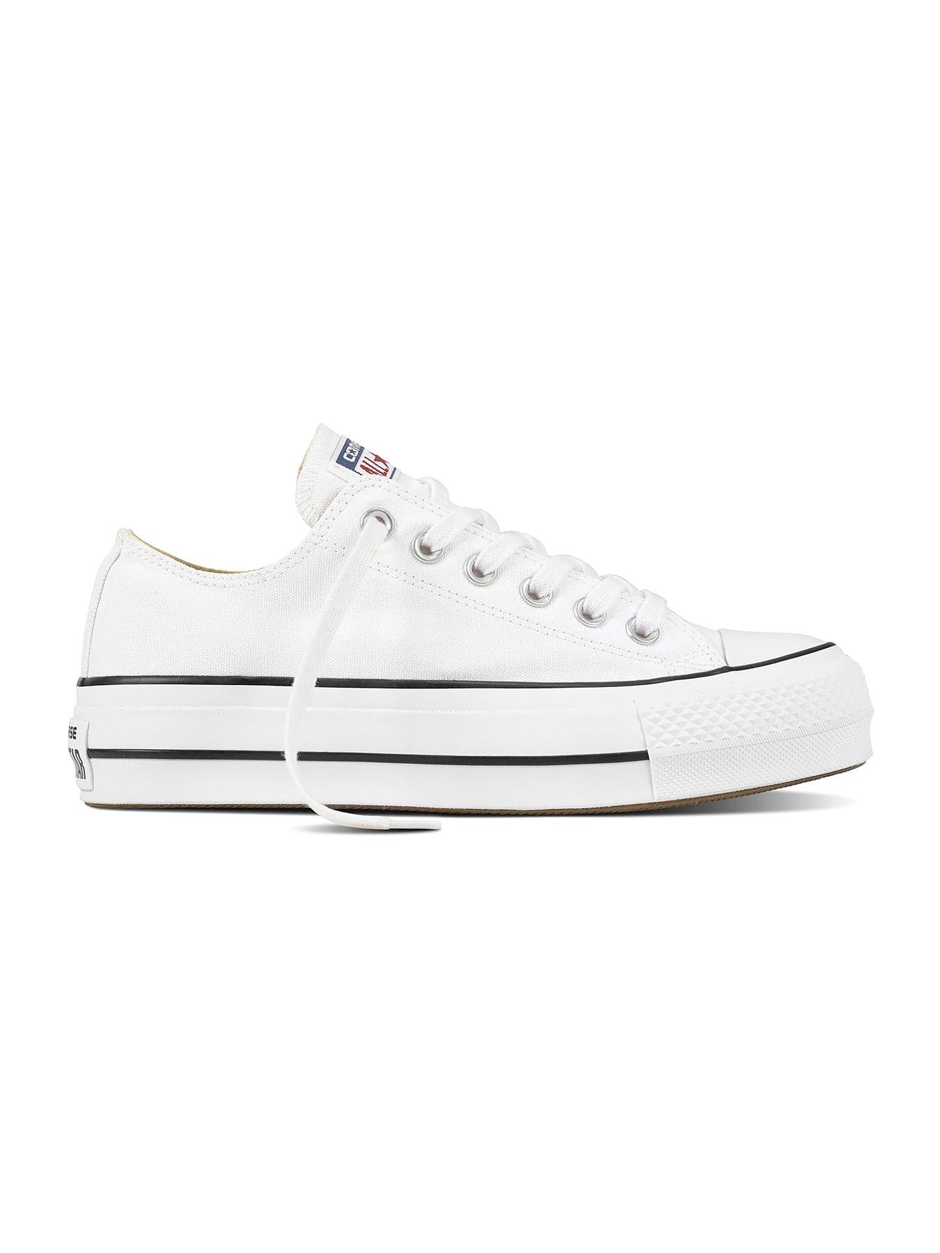 converse all star chuck taylor platform white