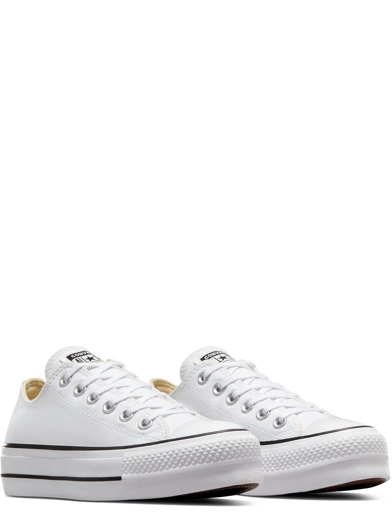 White on sale womans converse