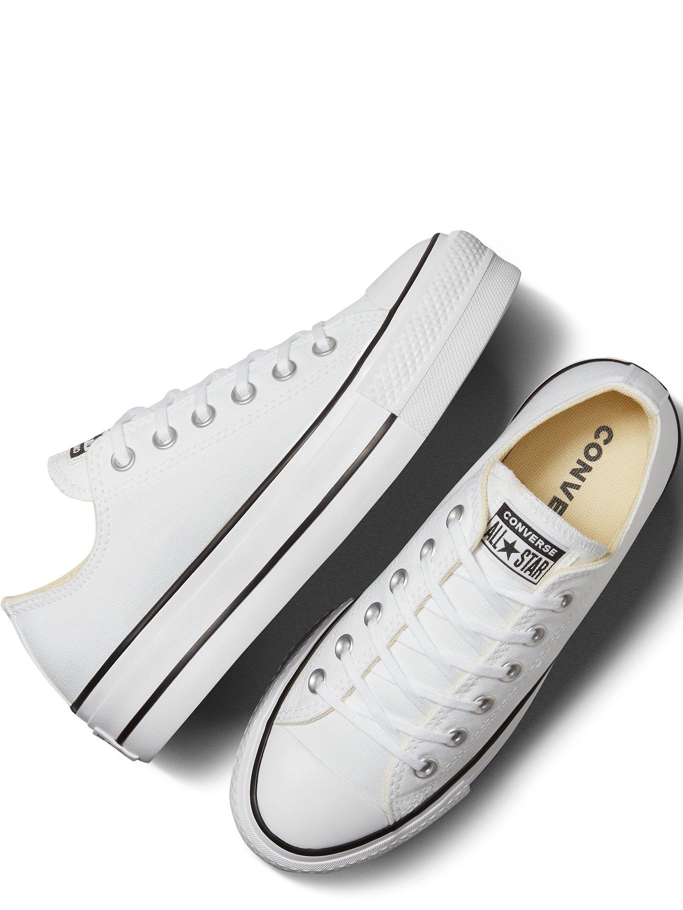 All star white trainers best sale