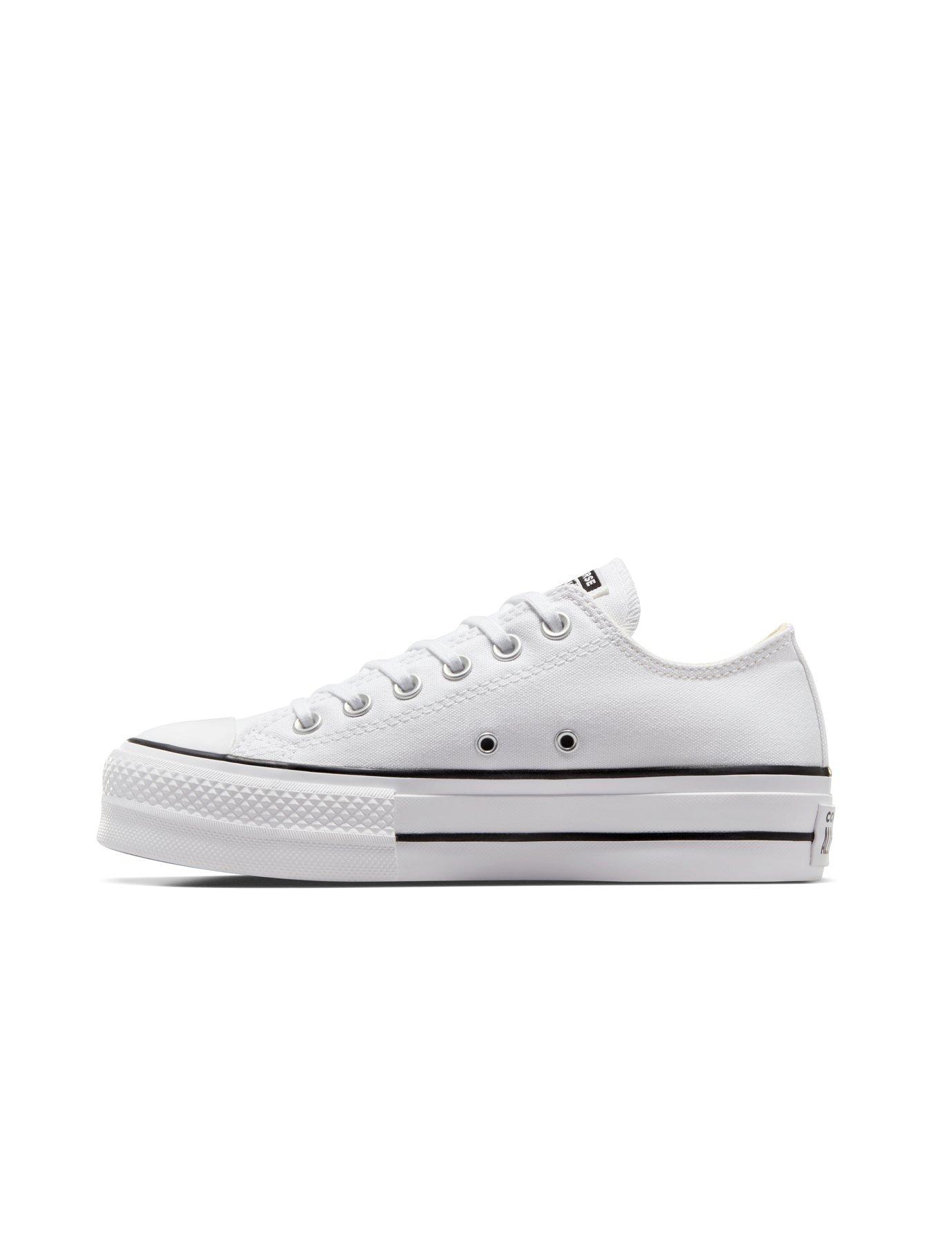 Converse ox platform white online