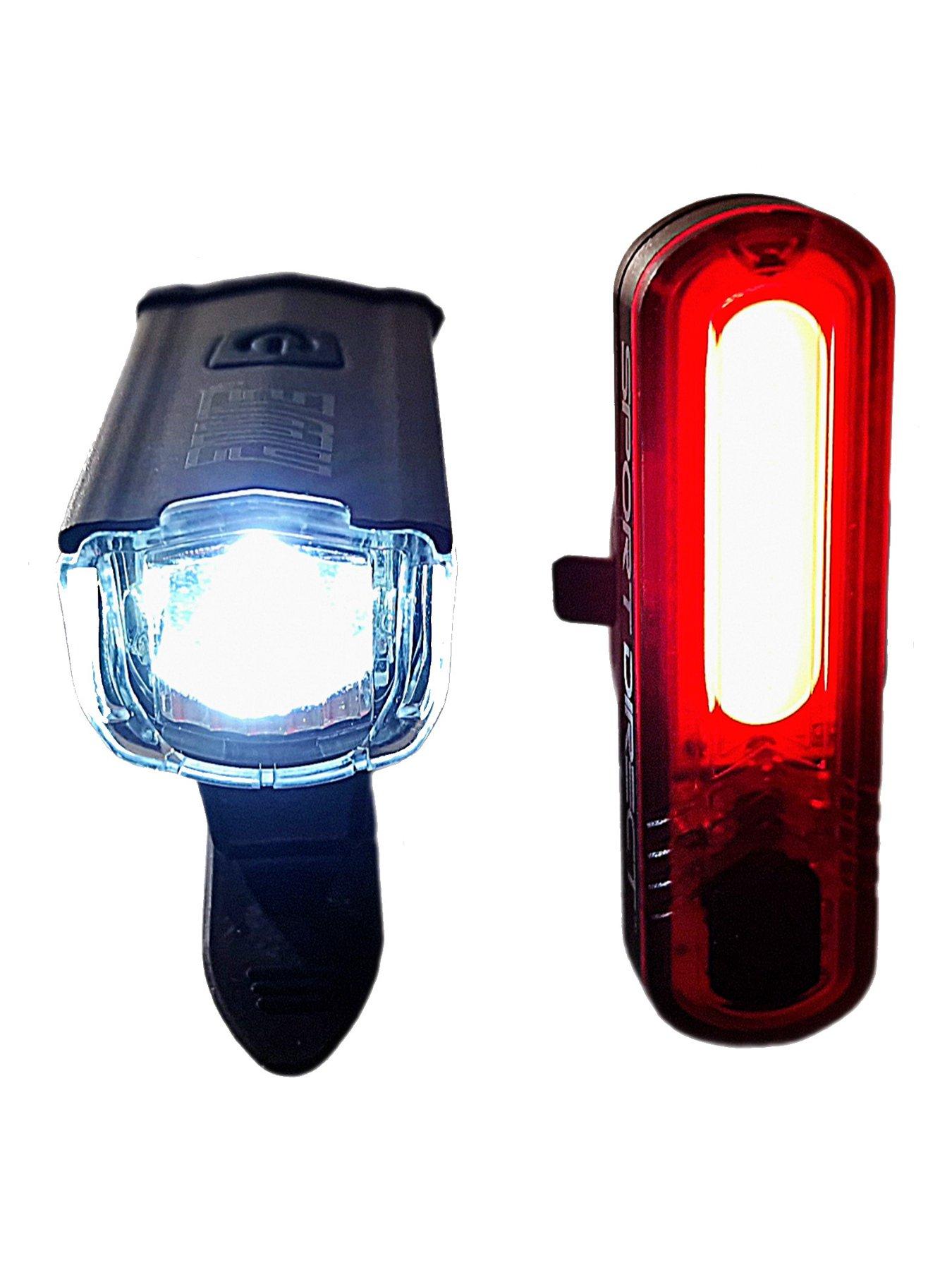Image 2 of 7 of AWE AWEBright 340 Lumens USB Rechargeable Bicycle Light Set