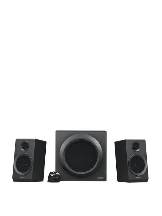 front image of logitech-z333-multimedia-speakers