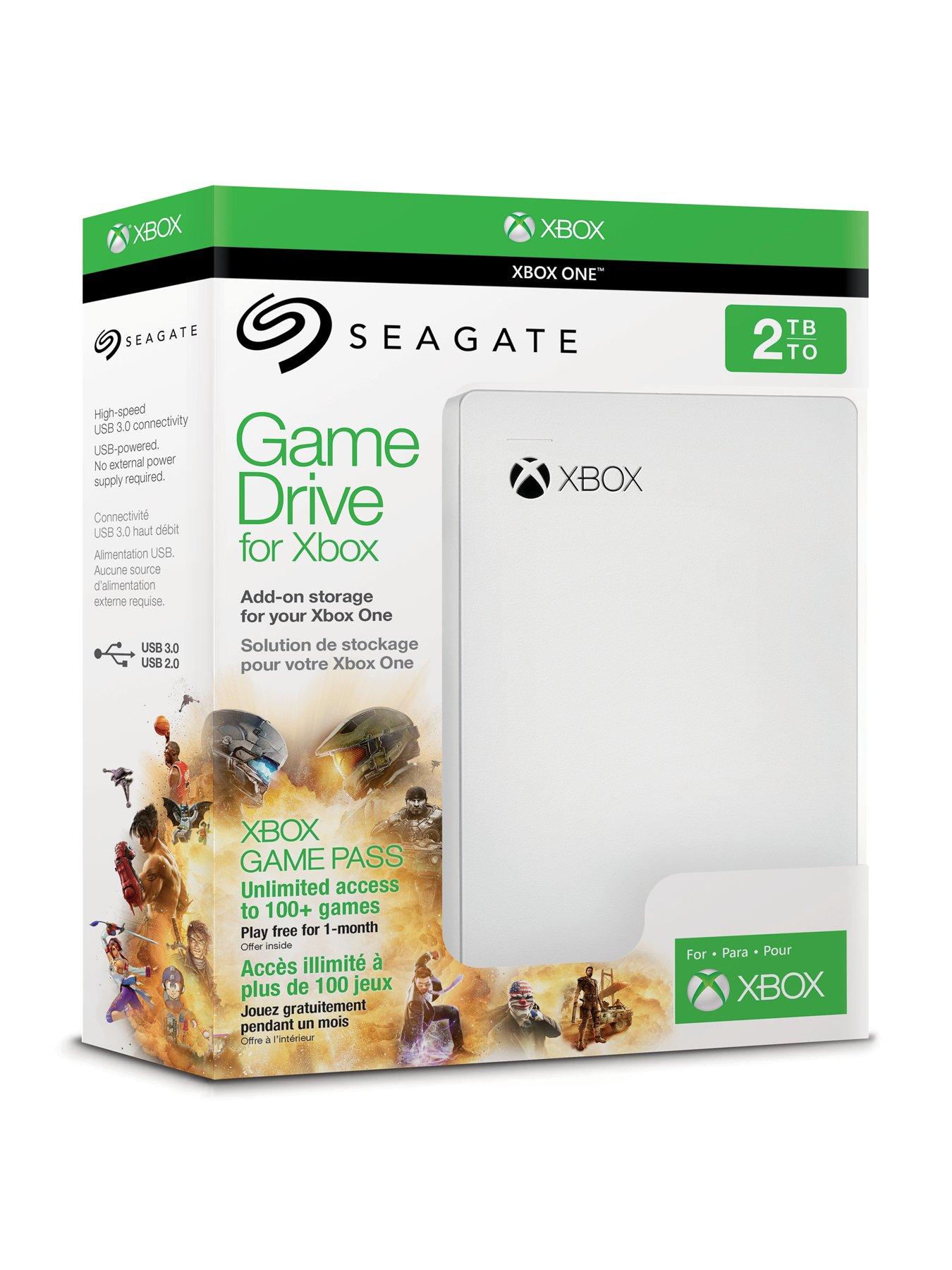 seagate external hard drive xbox one no light