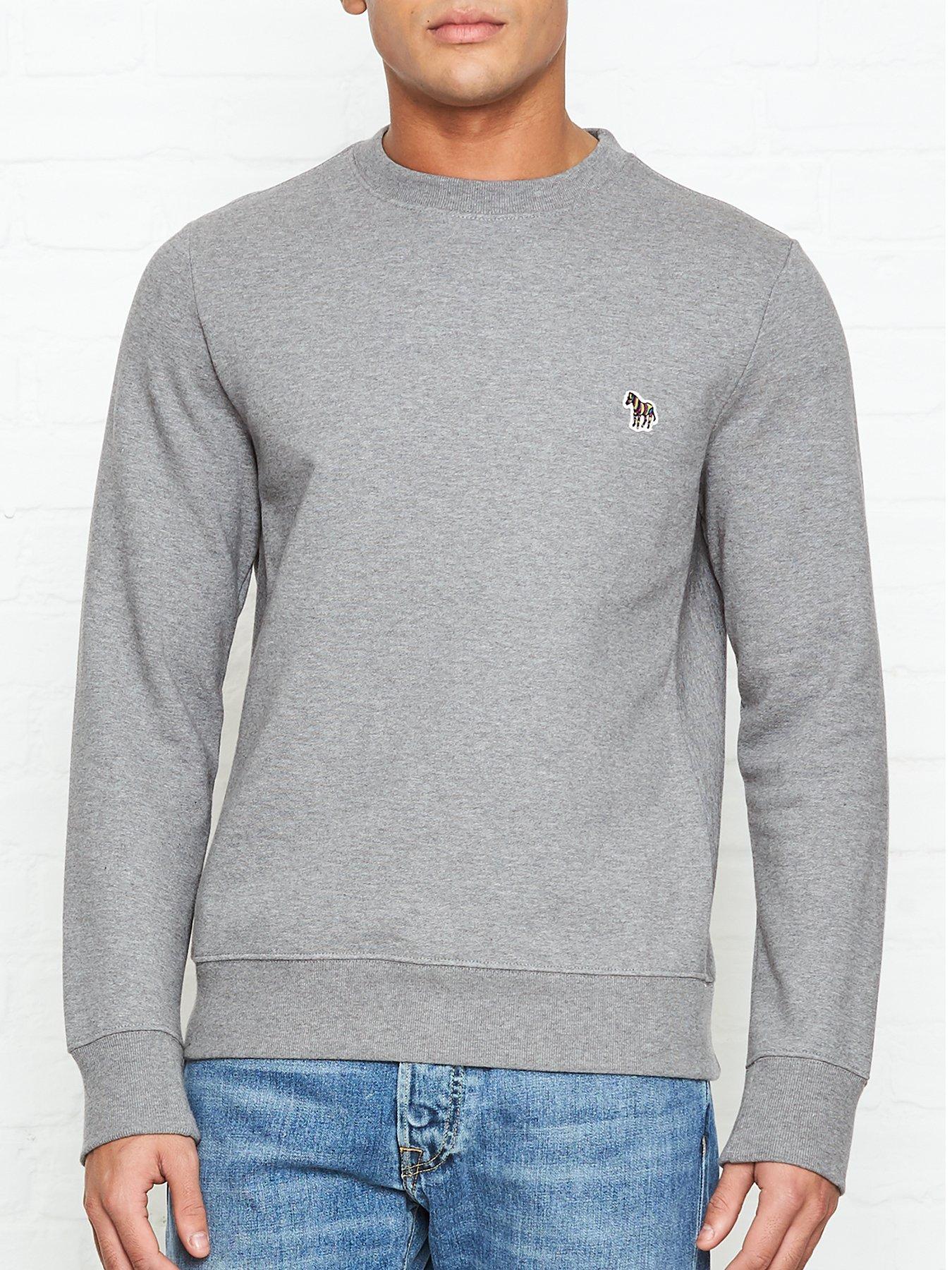 PS PAUL SMITH Zebra Logo Sweatshirt - Grey | very.co.uk