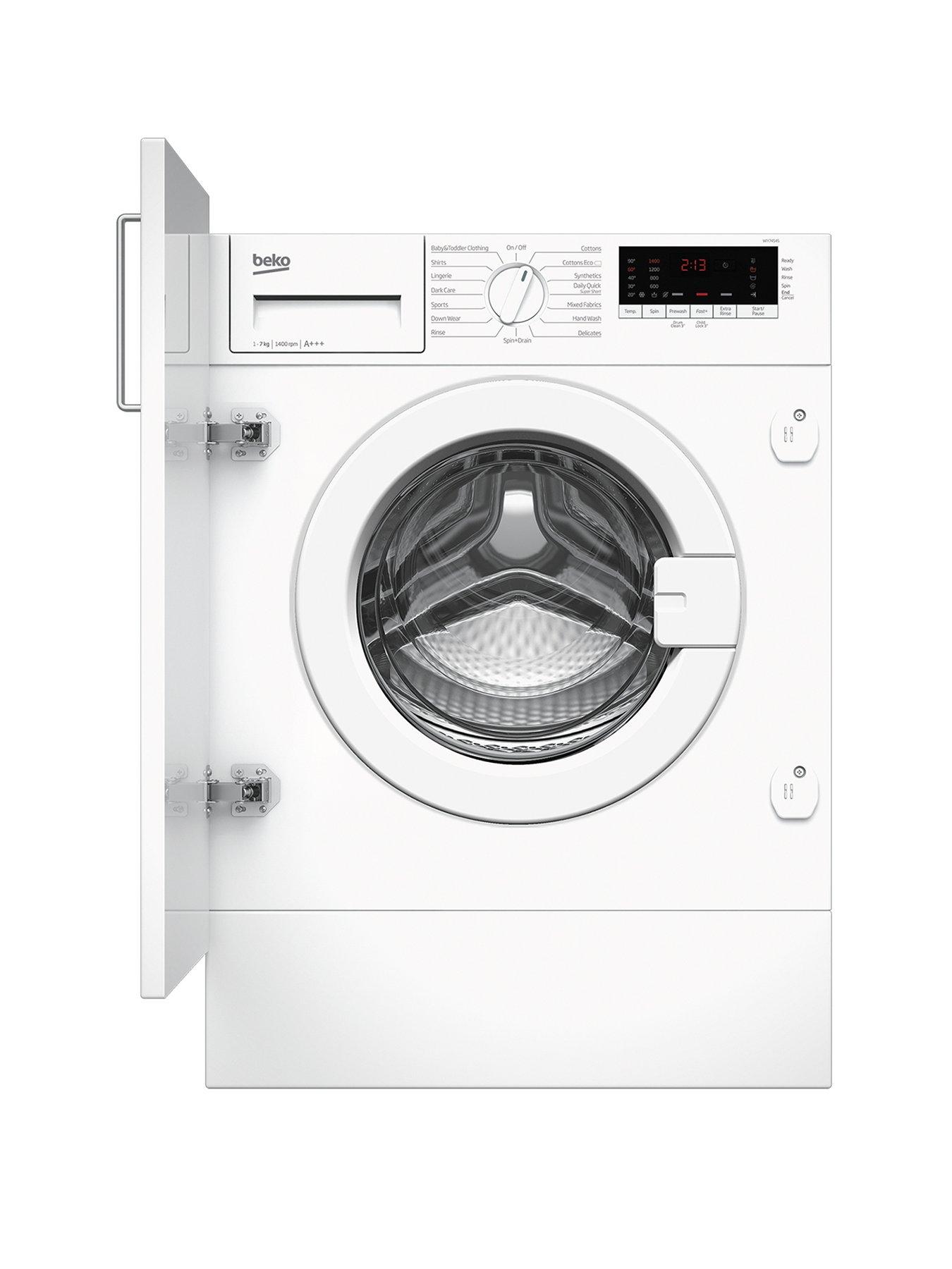 Beko Wiy74545 7Kg Load, 1400 Spin Built-In Washing Machine - White