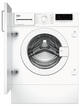 Beko Wiy74545 7Kg Load, 1400 Spin Built-In Washing Machine With Connection – White