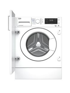 Beko WDIY854310F 8kg Wash, 5kg Dry, 1400 Spin Integrated Washer Dryer - White