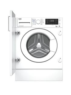 Beko WDIY854310F 8kg Wash, 5kg Dry, 1400 Spin, Integrated Washer Dryer with Connection - White