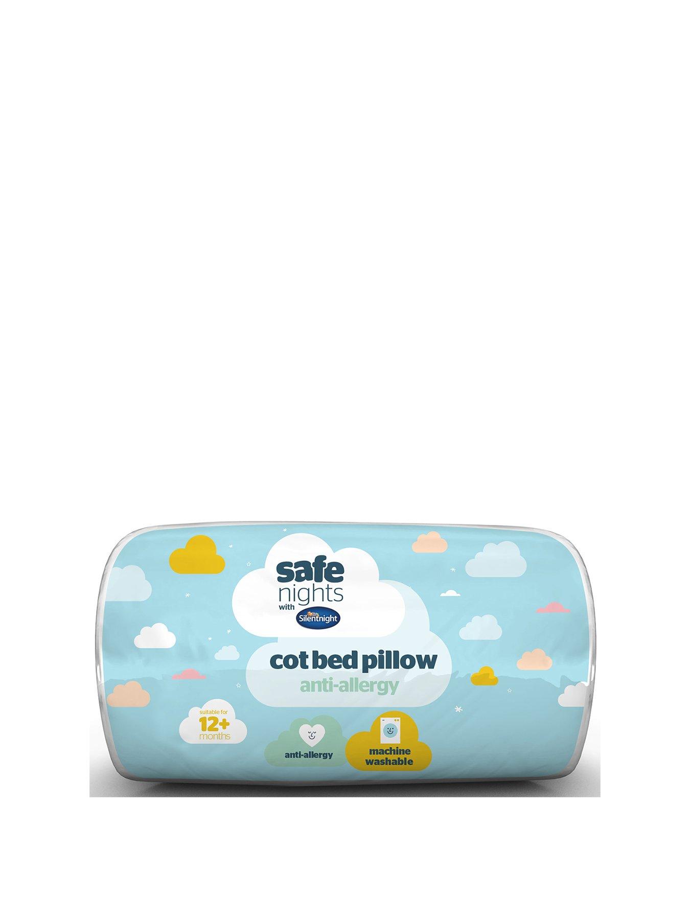 Silentnight Safe Nights Anti allergy Cot Bed Pillow very
