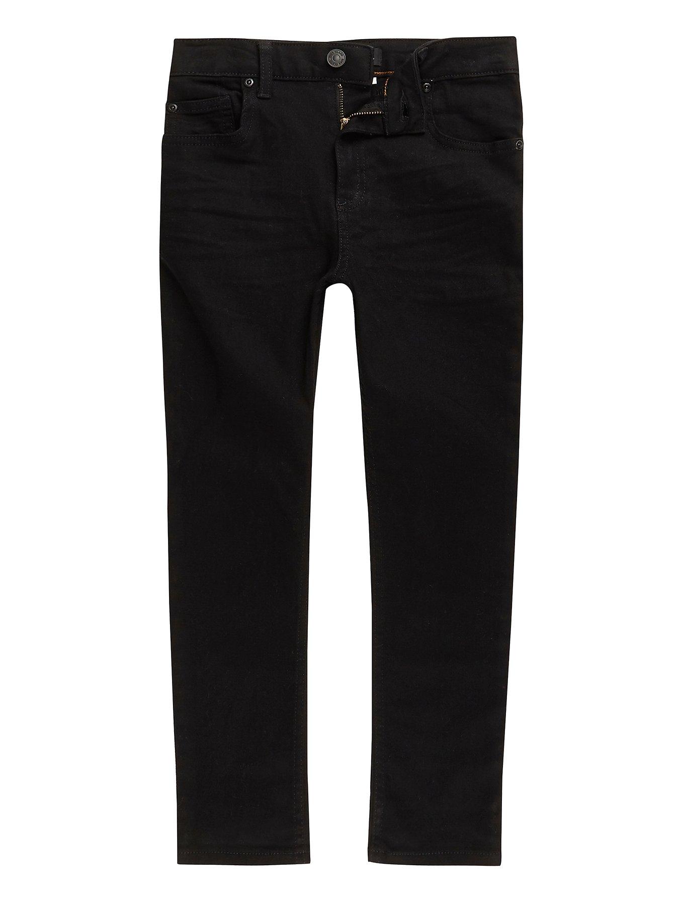 jeans for boys black