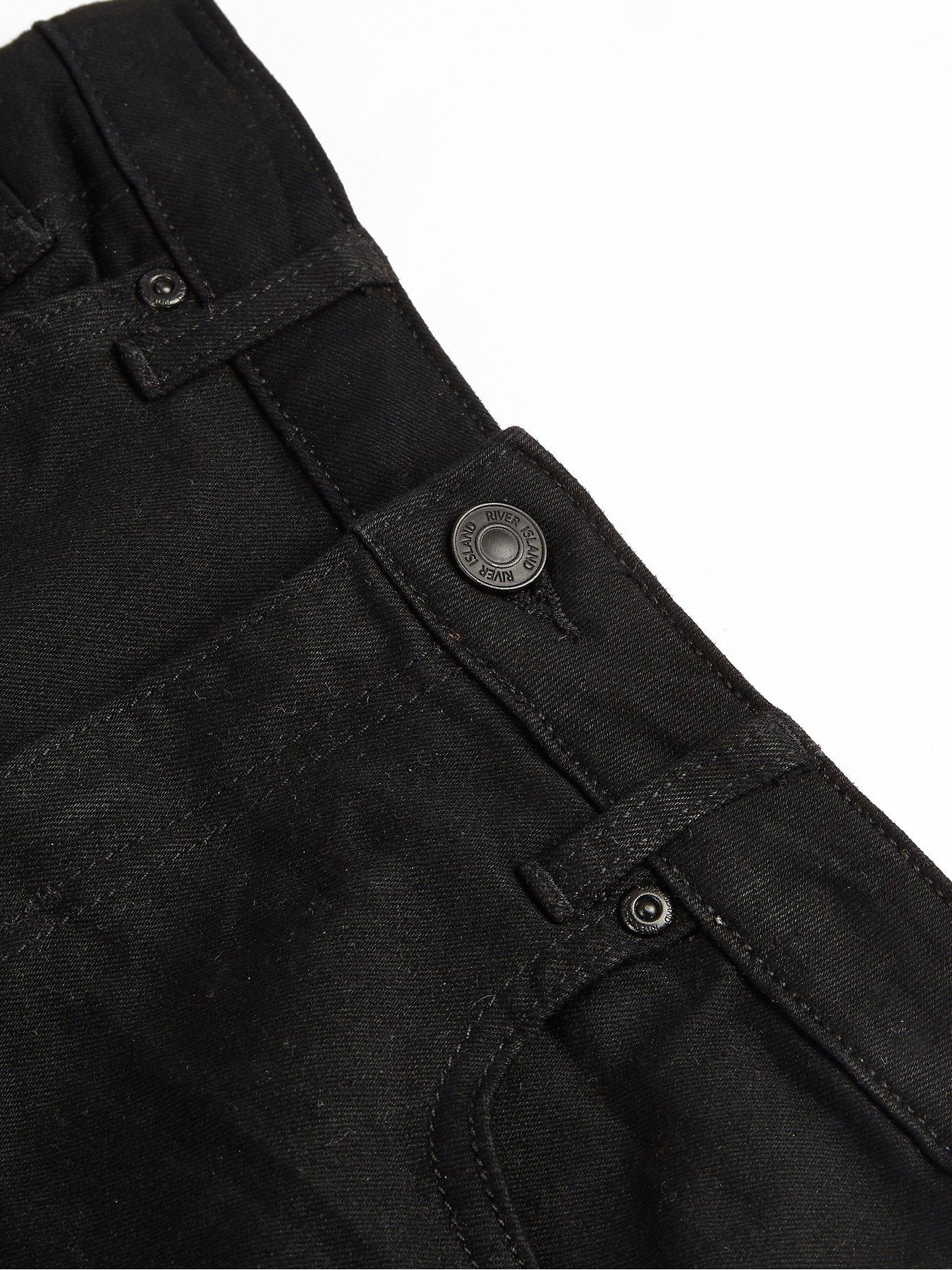 Image 3 of 3 of River Island Boys Skinny Jeans - Black
