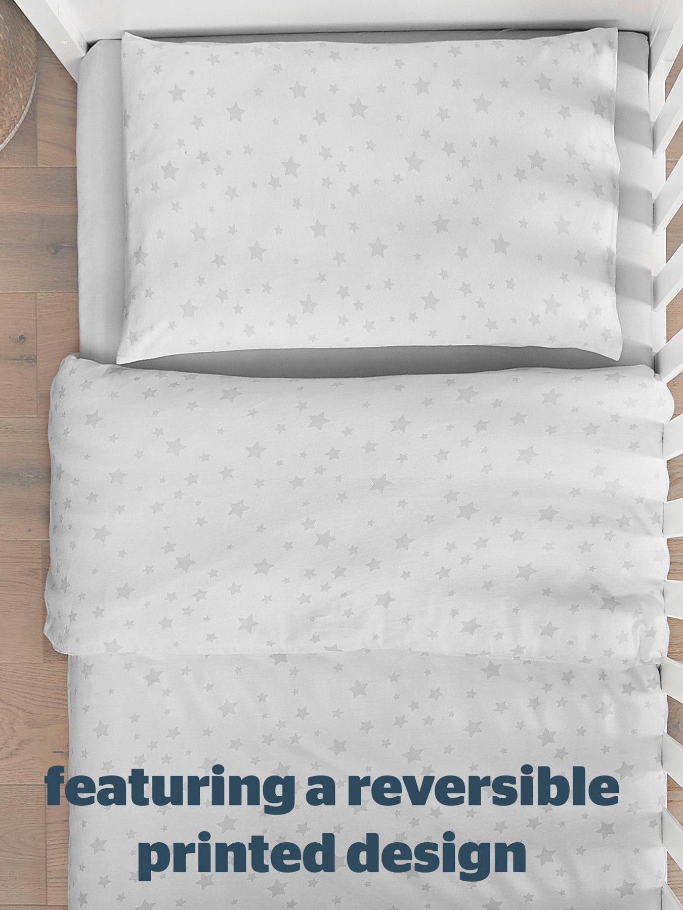 Silentnight Safe Nights Cot Bed Duvet Cover Set, Star Print very.co.uk