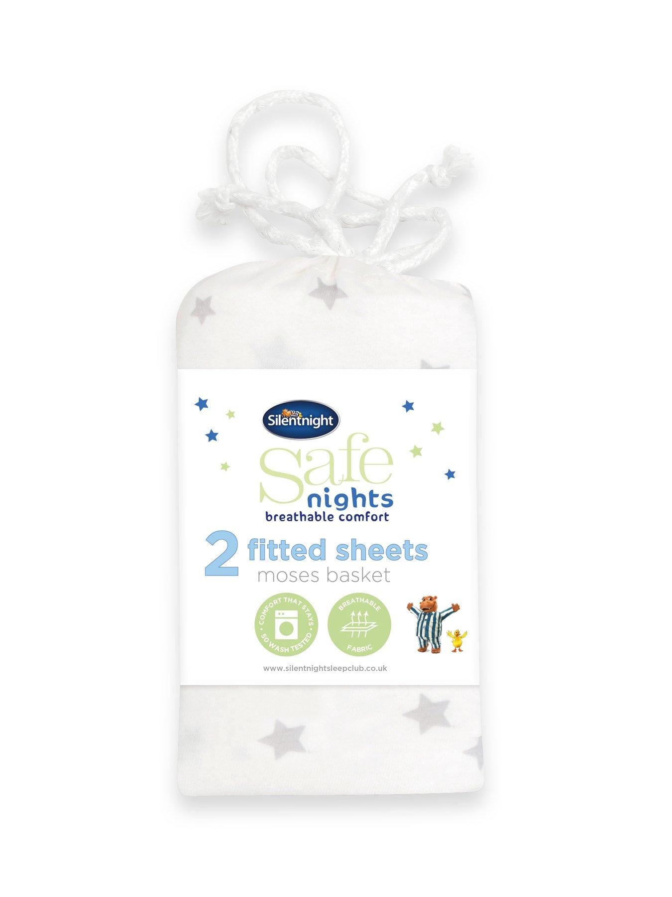 moses basket sheets uk