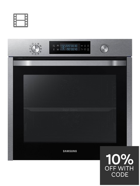 samsung-nv75k5571rseu-60cm-single-electric-oven-with-dual-cooknbsp--stainless-steel