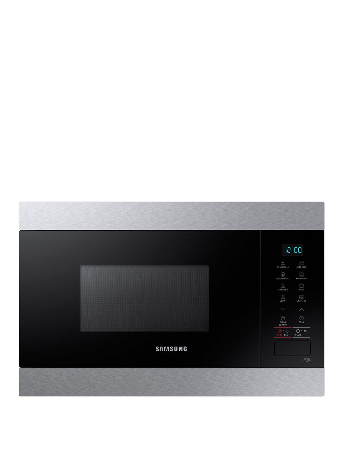 Samsung Mg22M8074At/Eu 22-Litre Built-In Grill Microwave With Smart Humidity Sensor – Stainless Steel