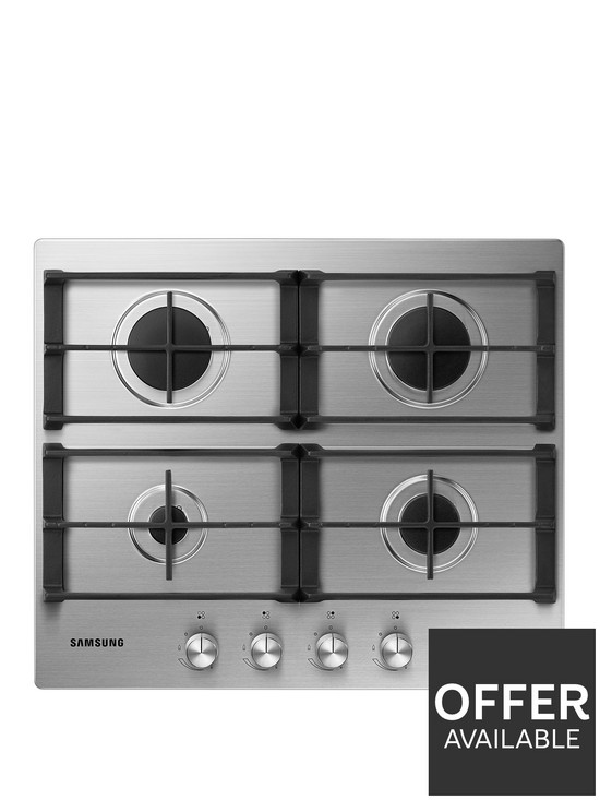 front image of samsung-na64h3010asu1-60cm-widenbspgas-hob-stainless-steel