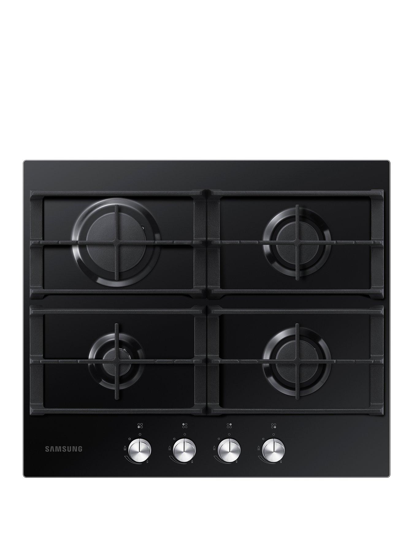 Samsung Na64H3000Ak/Eu 60Cm Gas Hob With Powerful Heat – Black