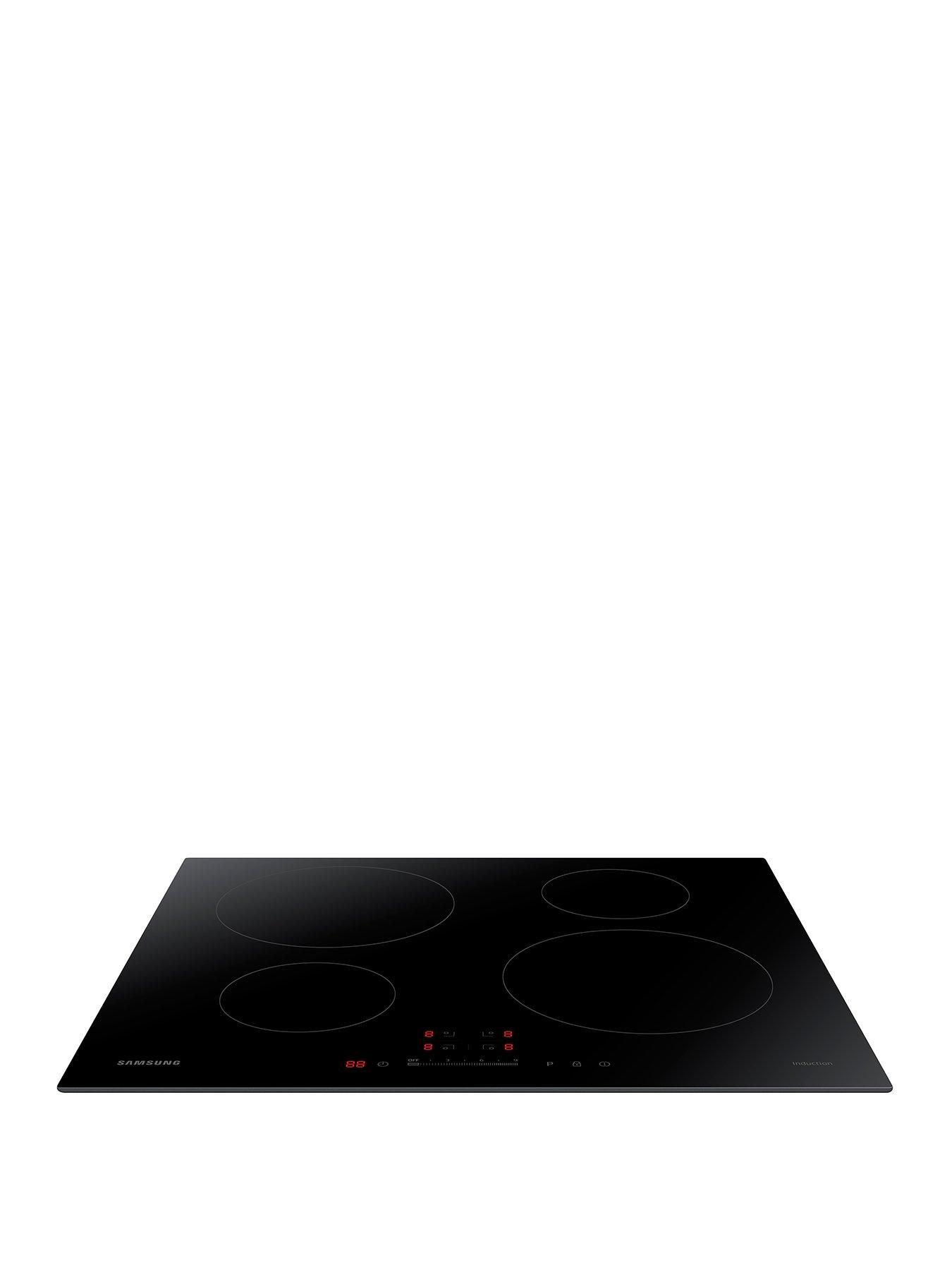 Product photograph of Samsung Nz64h37070k Eu 60cm Induction Hob - Black from very.co.uk