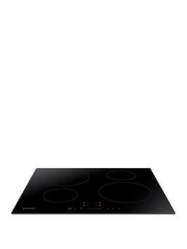 Product photograph of Samsung Nz64h37070k Eu 60cm Induction Hob - Black from very.co.uk