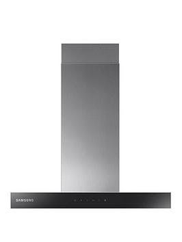 Product photograph of Samsung Nk24m5070bs Ur 60cm Chimney Cooker Hood With Touch Display - Stainless Steel from very.co.uk