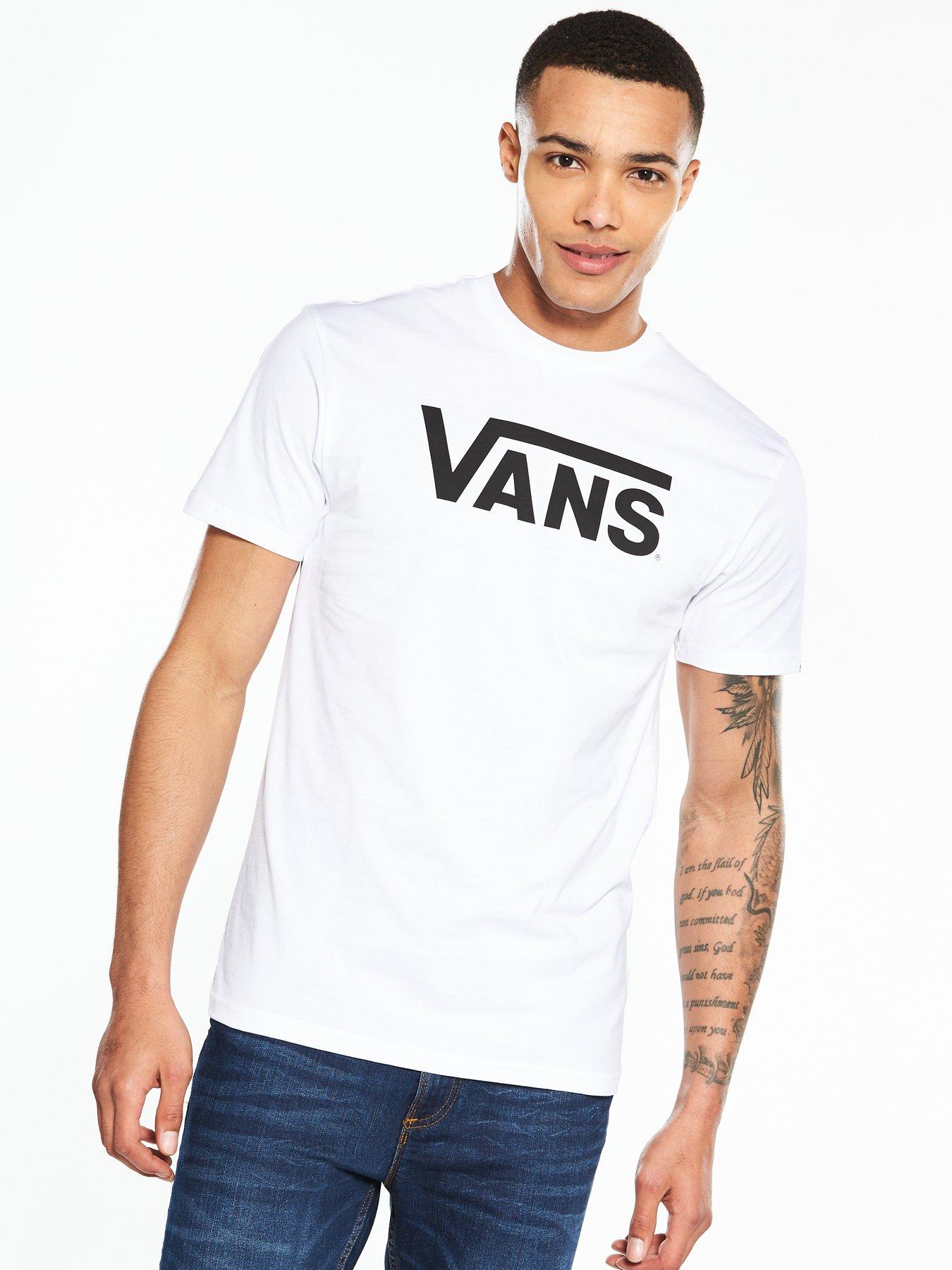 White on sale vans shirt