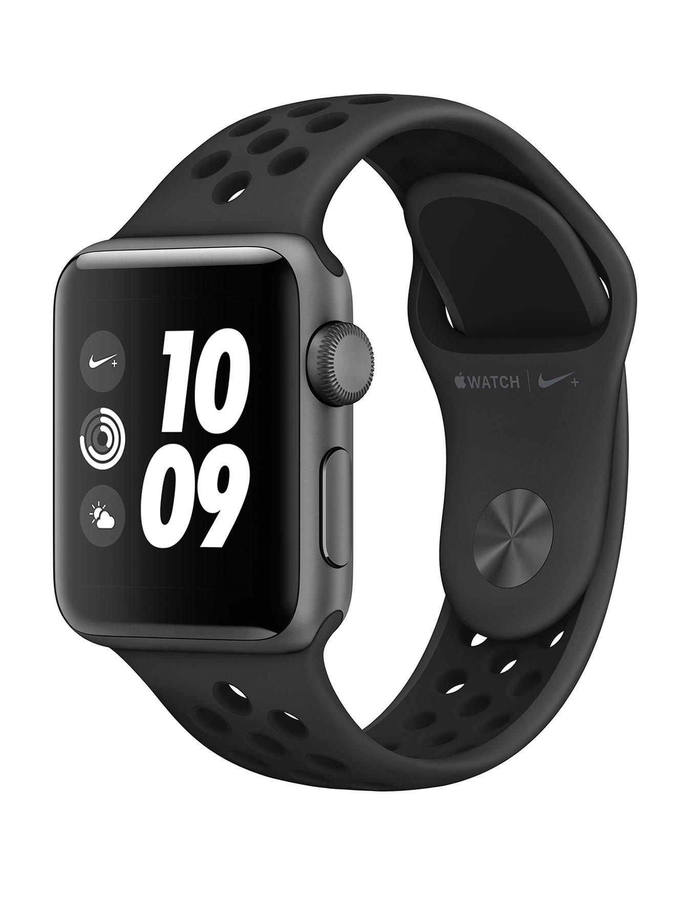 apple watch nike  series 3 gps space gray aluminum case
