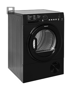 Hotpoint Aquarius TCFS835BGK 8kg Load Condenser Sensor Tumble Dryer - Black