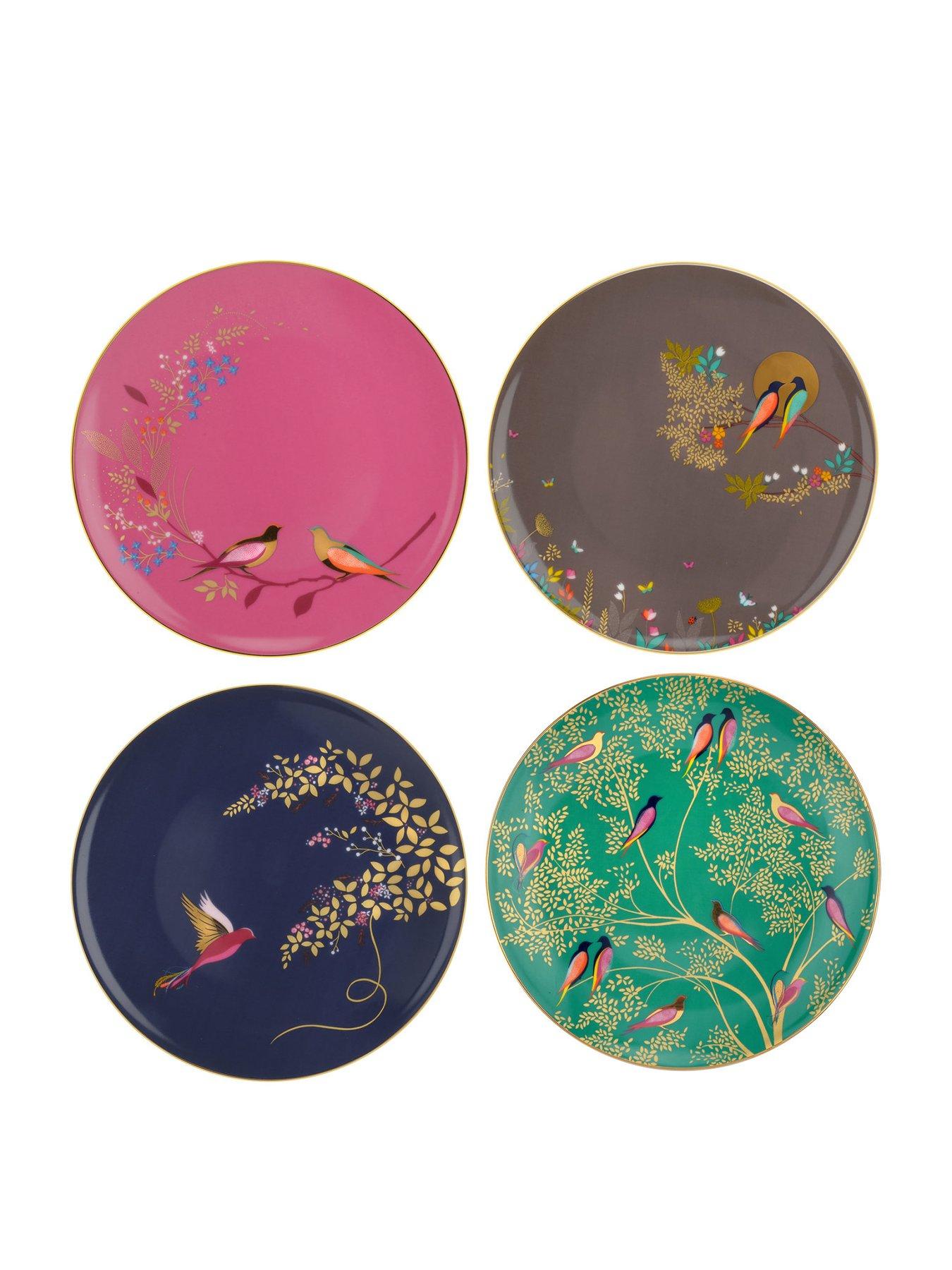 Product photograph of Sara Miller Chelsea Cake Plates - Set Of 4 from very.co.uk