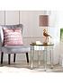  image of michelle-keegan-home-vegas-mirrored-occasional-lamp-table