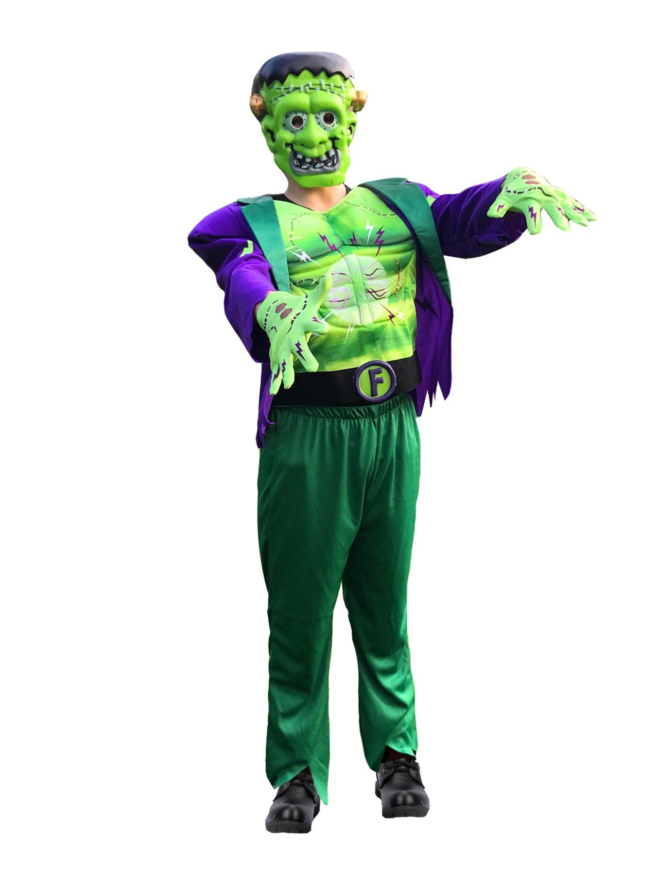 Image 2 of 2 of Light Up Frankie Stein Child Costume